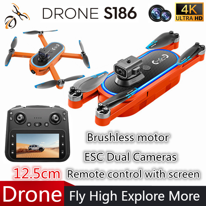 Drone Gimbal - 2025 S186 Drone profesional 4K HD