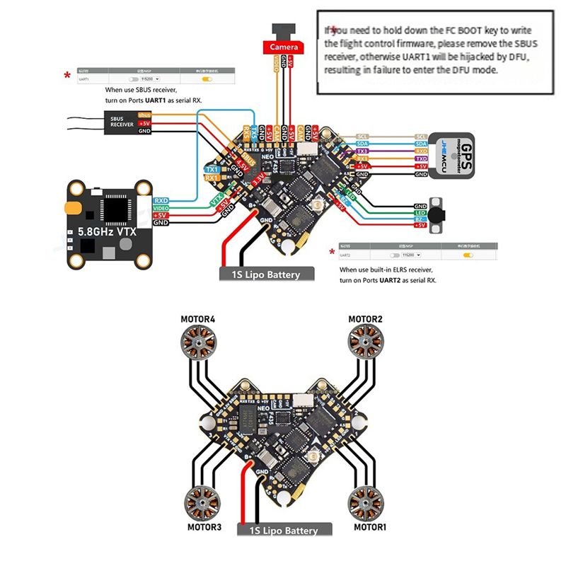 Controlador de vuelo FBIL-F435 - Drone Flight Controller reseña y precio