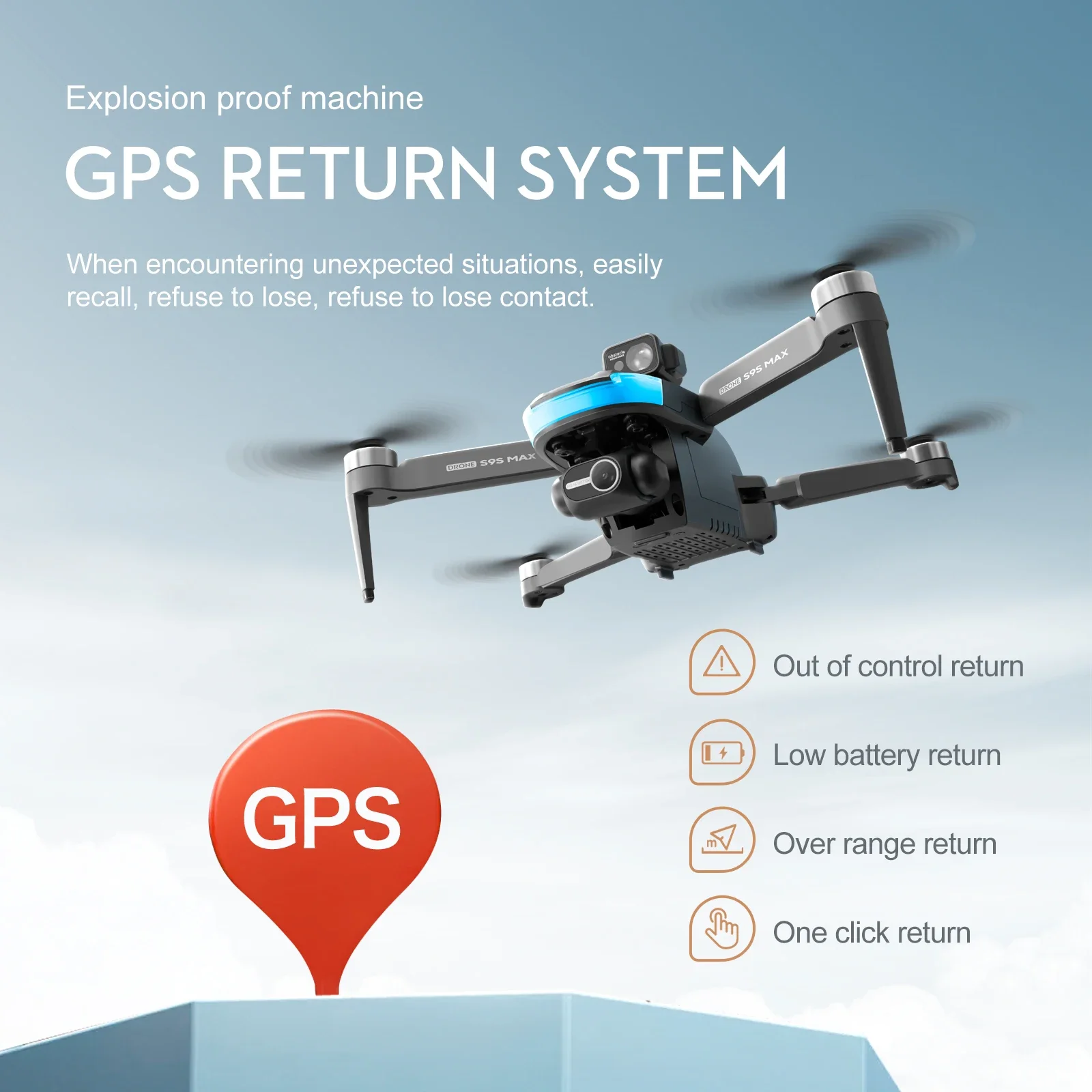 Nuevo S9S MAX MINI Drone 4K 2  - Drone Gimbal reseña y precio