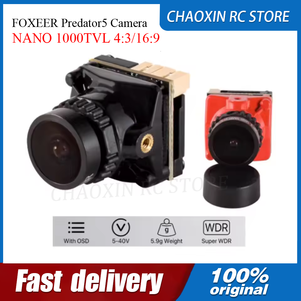 Cámara FOXEER Predator5 NANO 1 - Drone Camera reseña y precio